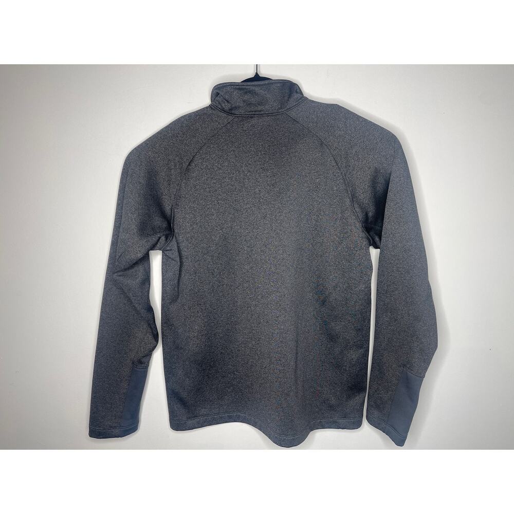 The North Face Canyonlands Half Zip Pullover Mens Size Large Grey Orange Pockets - Picture 3 of 7